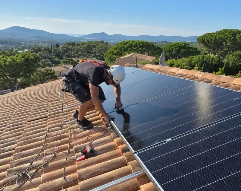 Installateur panneaux solaires Lussan — pose photovoltaïque sur toiture
