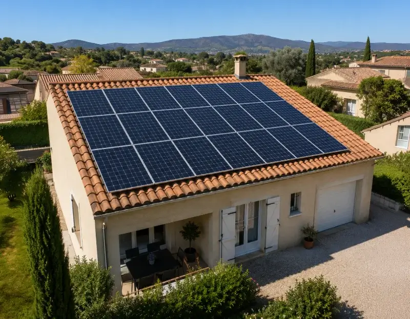 Prime à l'autoconsommation panneaux solaires Lussan — aide financière de l'État